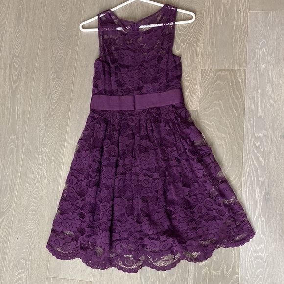 BB Dakota purple lace dress, size 0 - Picture 3 of 5